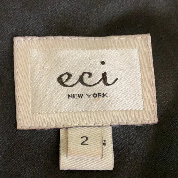 ECI New York Silk Sleeveless Surplice Floral Dress - Picture 4 of 6